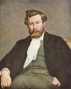 Portrait of Alfred Sisley, Pierre-Auguste Renoir